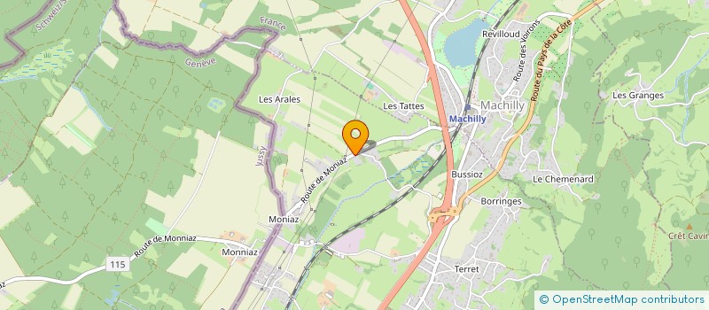 localisation de l'entreprise MONSIEUR ANTHONY RIDOLFO  SAINT-CERGUES