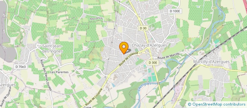 localisation de l'entreprise MONSIEUR ANTHONY RIGOLLET  CHAZAY-D'AZERGUES