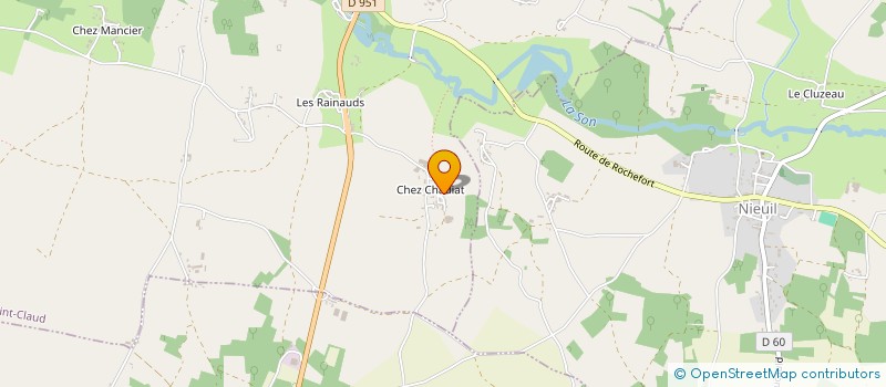 localisation de l'entreprise MONSIEUR ANTHONY RIMBAUD  SAINT-CLAUD