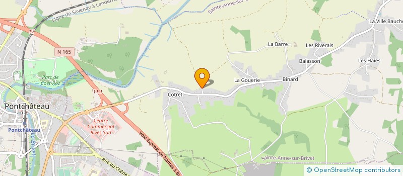 localisation de l'entreprise MONSIEUR ANTHONY RIOT à SAINTE-ANNE-SUR-BRIVET
