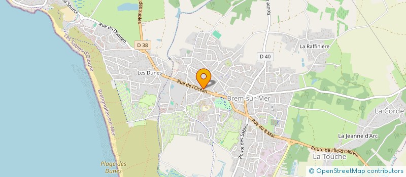 localisation de l'entreprise MONSIEUR ANTHONY RIVALIN à BREM-SUR-MER