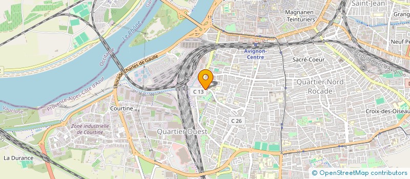 localisation de l'entreprise MONSIEUR ANTHONY ROBERT  AVIGNON