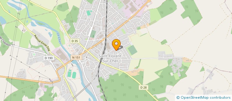 localisation de l'entreprise MONSIEUR ANTHONY ROBERT  SAINT-FLORENT-SUR-CHER