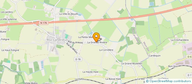 localisation de l'entreprise MONSIEUR ANTHONY ROBIDOU  ROZ-LANDRIEUX