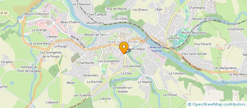 localisation de l'entreprise MONSIEUR ANTHONY ROCHA à AIXE-SUR-VIENNE