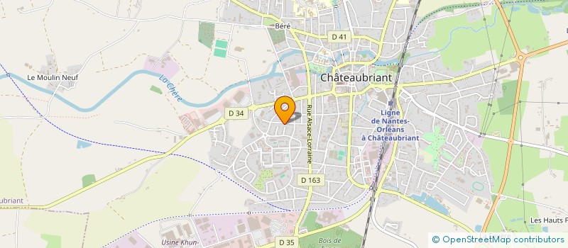 localisation de l'entreprise MONSIEUR ANTHONY ROCHE  CHATEAUBRIANT