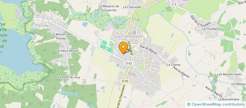 localisation de l'entreprise MONSIEUR ANTHONY ROCHETEAU  LA CHEVROLIERE