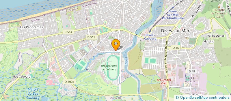 localisation de l'entreprise MONSIEUR ANTHONY ROCHETTE  CABOURG