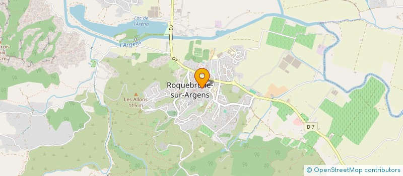 localisation de l'entreprise MONSIEUR ANTHONY RODRIGUES  ROQUEBRUNE-SUR-ARGENS