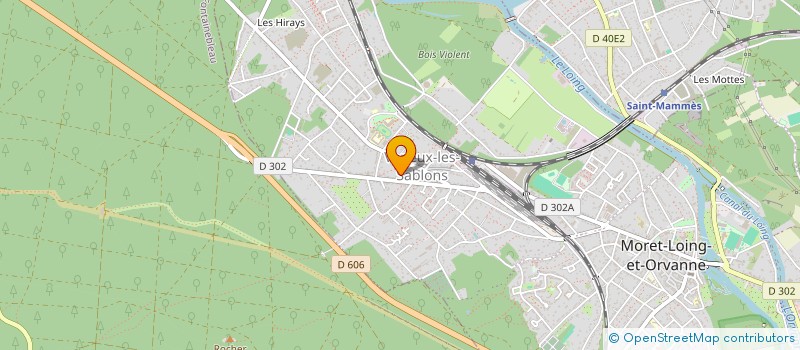 localisation de l'entreprise MONSIEUR ANTHONY RODRIGUEZ  MORET-LOING-ET-ORVANNE