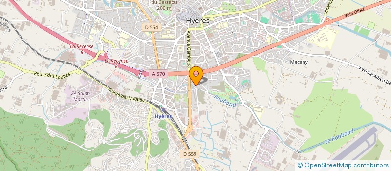 localisation de l'entreprise MONSIEUR ANTHONY RODRIGUEZ WEISSE à HYERES