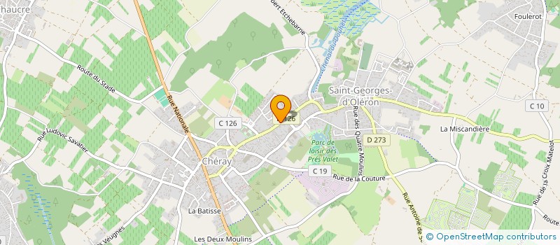 localisation de l'entreprise MONSIEUR ANTHONY ROGER RAYMON PELOU  SAINT-GEORGES-D'OLERON