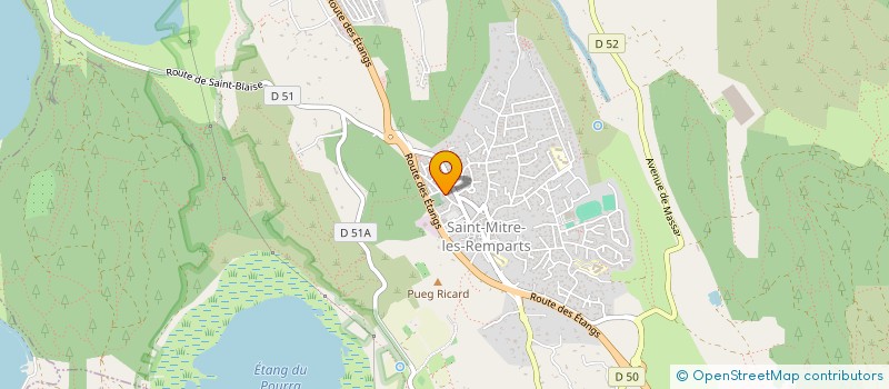 localisation de l'entreprise MONSIEUR ANTHONY ROMAGNOLI  SAINT-MITRE-LES-REMPARTS