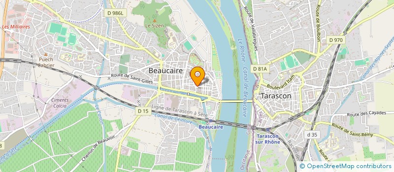 localisation de l'entreprise MONSIEUR ANTHONY RONDIER  BEAUCAIRE