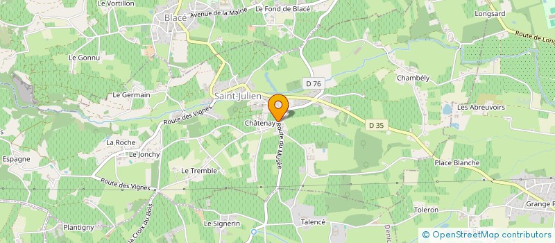 localisation de l'entreprise MONSIEUR ANTHONY RONGEAT à SAINT-JULIEN