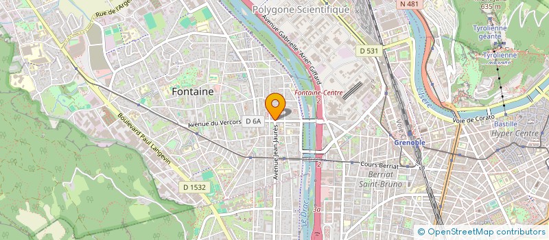 localisation de l'entreprise MONSIEUR ANTHONY ROSSAT à FONTAINE
