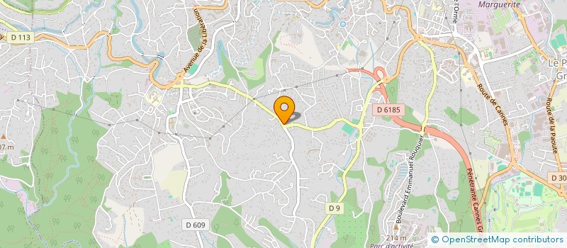 localisation de l'entreprise MONSIEUR ANTHONY ROUS à GRASSE