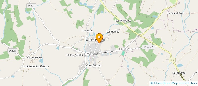 localisation de l'entreprise MONSIEUR ANTHONY ROUSSEAU à JAVERDAT