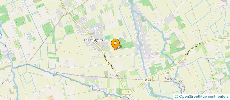 localisation de l'entreprise MONSIEUR ANTHONY ROUX  PERNES-LES-FONTAINES