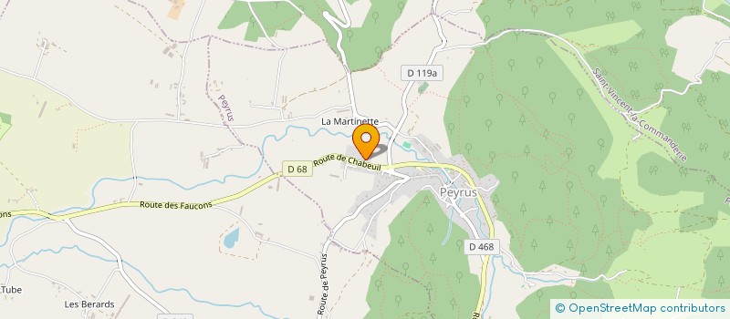 localisation de l'entreprise MONSIEUR ANTHONY ROUX  MONTMEYRAN