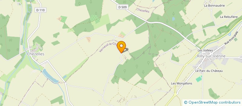 localisation de l'entreprise MONSIEUR ANTHONY ROUX  VERNEUIL-LE-CHATEAU