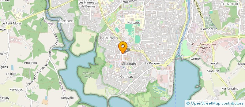 localisation de l'entreprise MONSIEUR ANTHONY ROUXEL à VANNES