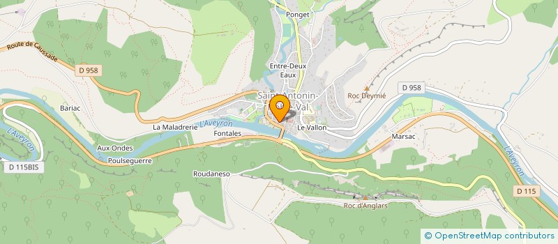 localisation de l'entreprise MONSIEUR ANTHONY ROUZAUD  SAINT-ANTONIN-NOBLE-VAL