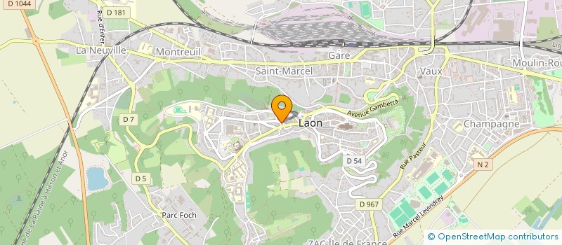 localisation de l'entreprise MONSIEUR ANTHONY ROVIRA à LAON