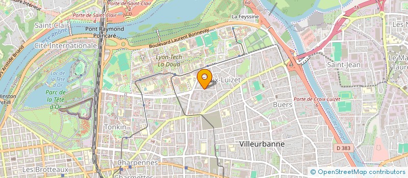 localisation de l'entreprise MONSIEUR ANTHONY ROY  VILLEURBANNE