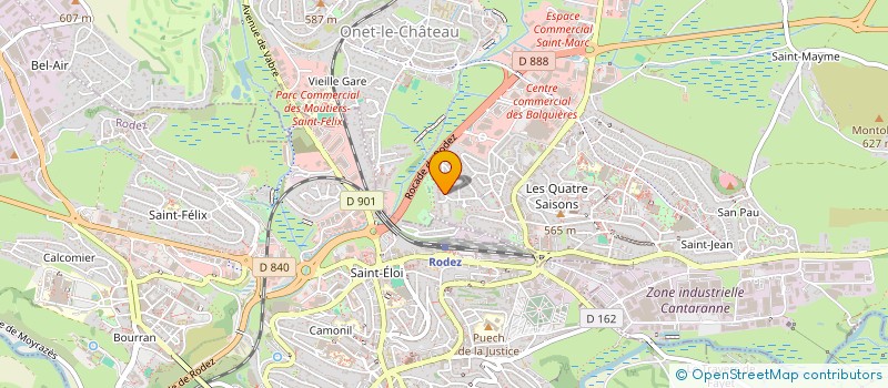 localisation de l'entreprise MONSIEUR ANTHONY ROZIERES  ONET-LE-CHATEAU