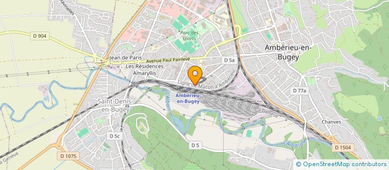 localisation de l'entreprise MONSIEUR ANTHONY RUFFINO à AMBERIEU-EN-BUGEY