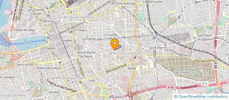 localisation de l'entreprise MONSIEUR ANTHONY RUFFO à MARSEILLE