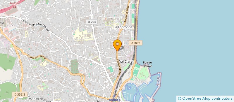 localisation de l'entreprise MONSIEUR ANTHONY RUIZ  ANTIBES