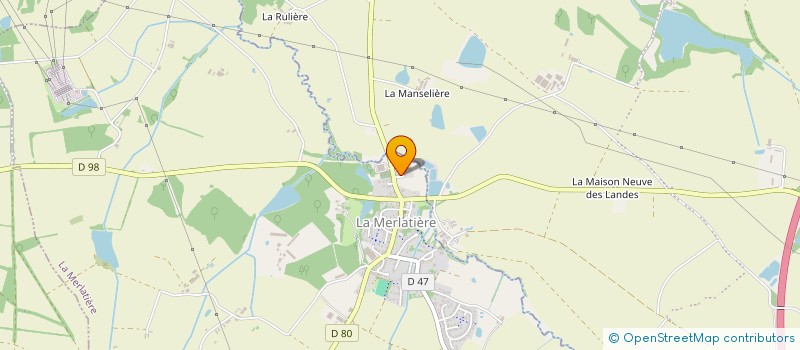 localisation de l'entreprise MONSIEUR ANTHONY RUSSON  LA MERLATIERE