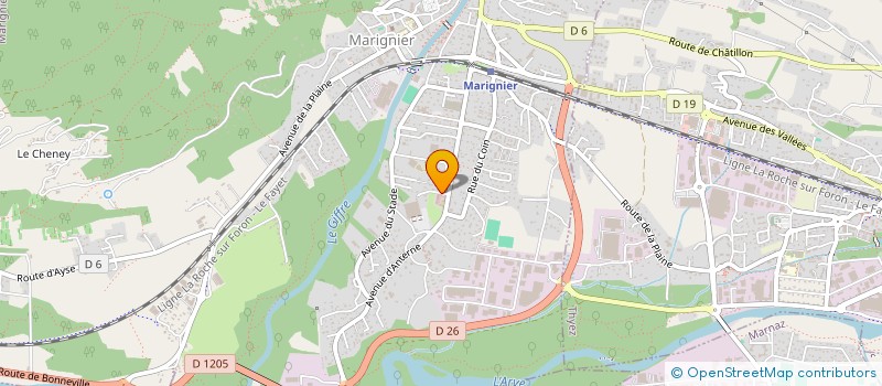 localisation de l'entreprise MONSIEUR ANTHONY SABIC  MARIGNIER