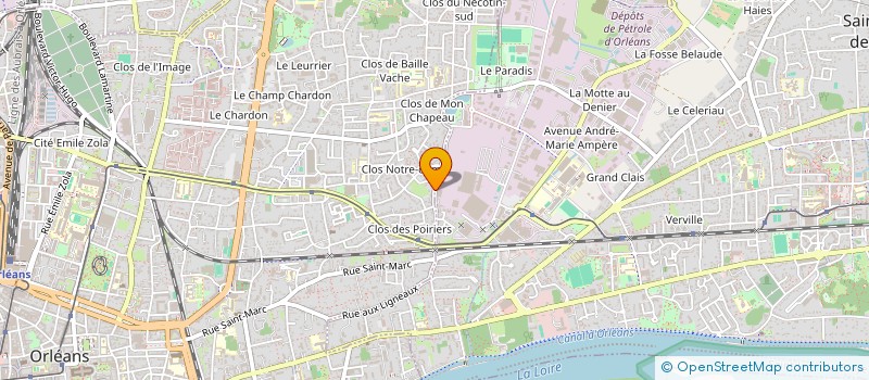 localisation de l'entreprise MONSIEUR ANTHONY SABY à ORLEANS