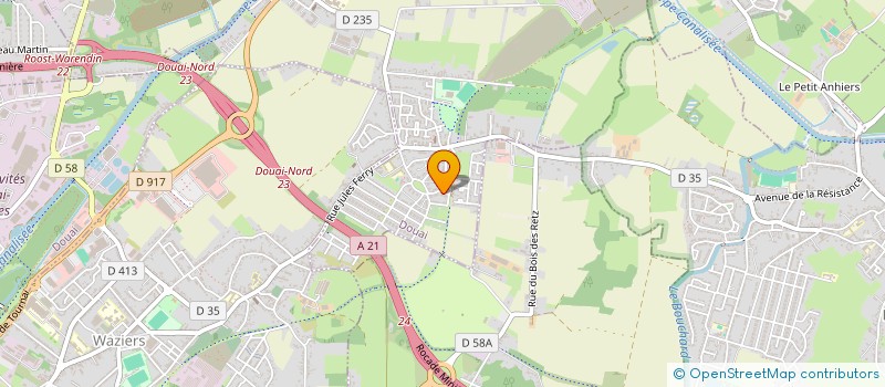 localisation de l'entreprise MONSIEUR ANTHONY SADEK  DOUAI