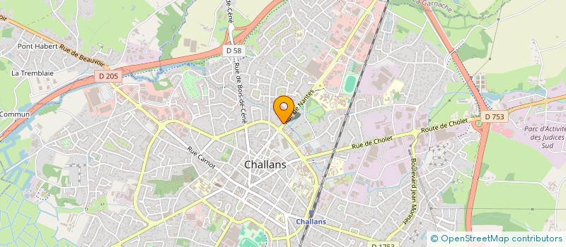 localisation de l'entreprise MONSIEUR ANTHONY SAGE à CHALLANS