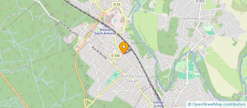 localisation de l'entreprise MONSIEUR ANTHONY SAGGESE  QUINCY-SOUS-SENART