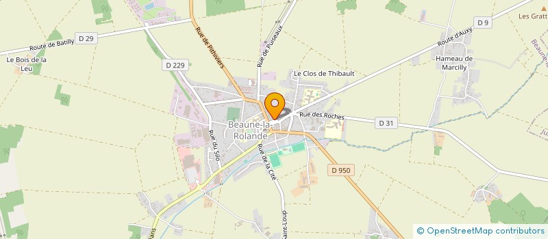 localisation de l'entreprise MONSIEUR ANTHONY SAGOT  BEAUNE-LA-ROLANDE