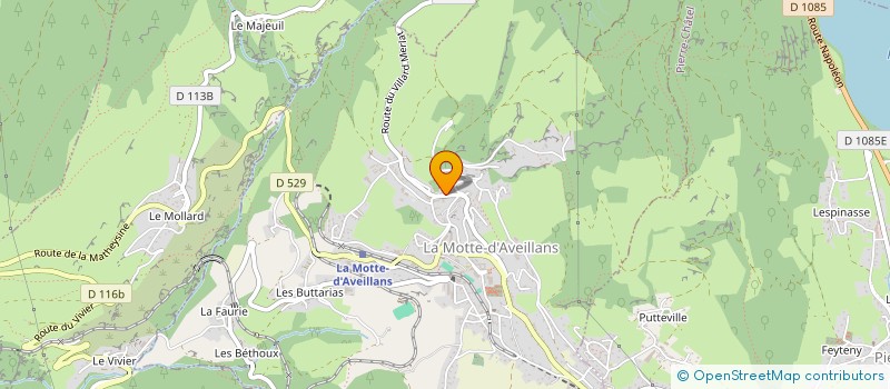 localisation de l'entreprise MONSIEUR ANTHONY SAIA  LA MOTTE-D'AVEILLANS