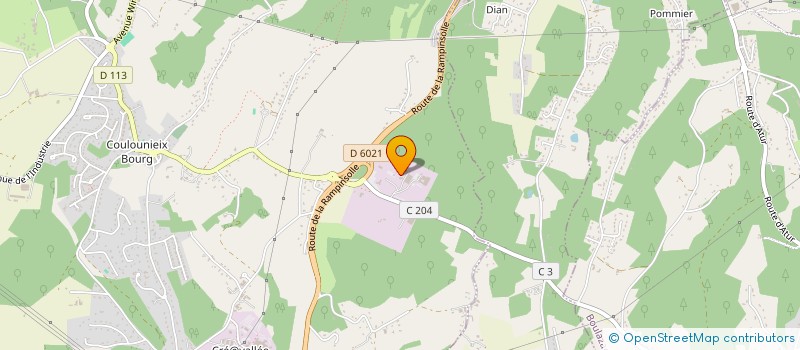 localisation de l'entreprise MONSIEUR ANTHONY SAINT AMAND  COULOUNIEIX-CHAMIERS