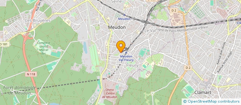 localisation de l'entreprise MONSIEUR ANTHONY SAINT LANNE  MEUDON