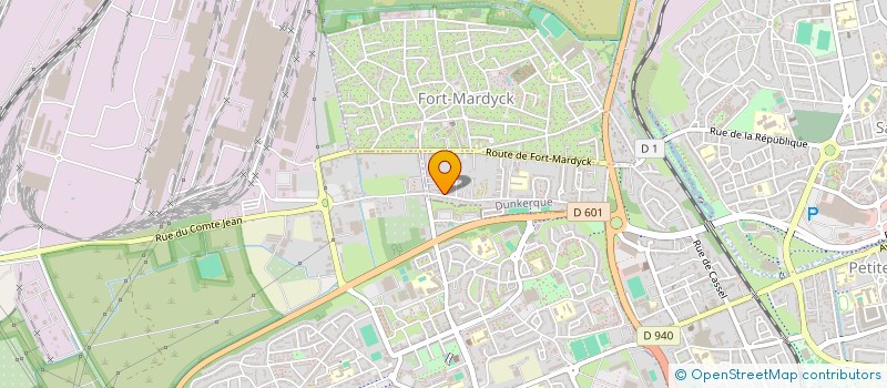 localisation de l'entreprise MONSIEUR ANTHONY SAINT MARTIN à DUNKERQUE