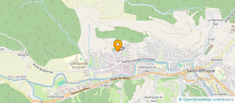 localisation de l'entreprise MONSIEUR ANTHONY SALVAT  SAINT-AFFRIQUE