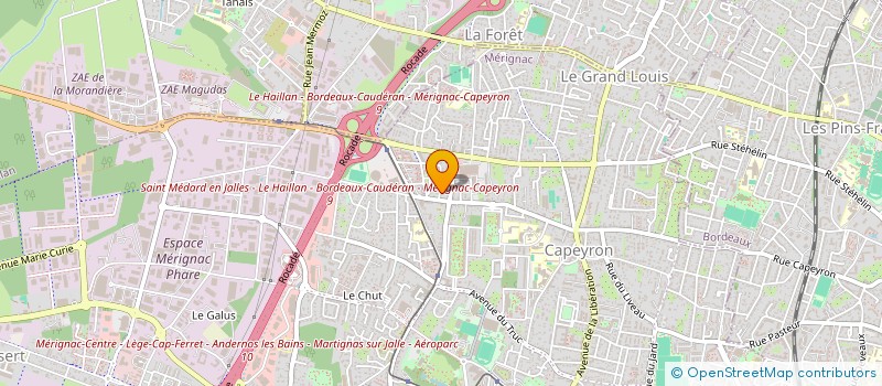 localisation de l'entreprise MONSIEUR ANTHONY SAMITIER  MERIGNAC