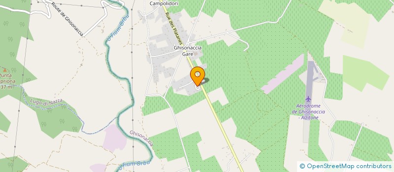 localisation de l'entreprise MONSIEUR ANTHONY SANCHEZ  GHISONACCIA