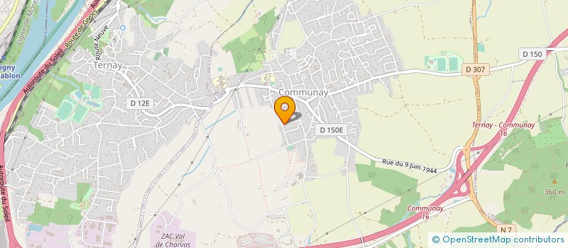 localisation de l'entreprise MONSIEUR ANTHONY SANCHEZ  COMMUNAY