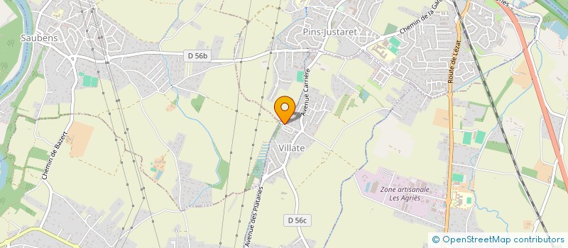 localisation de l'entreprise MONSIEUR ANTHONY SANCHEZ  VILLATE