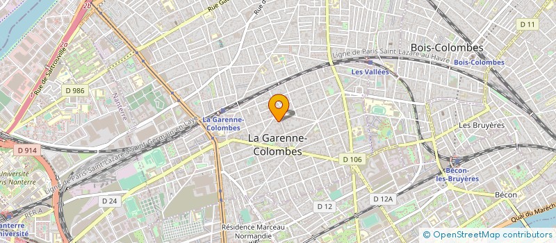 localisation de l'entreprise MONSIEUR ANTHONY SANCHEZ à LA GARENNE-COLOMBES